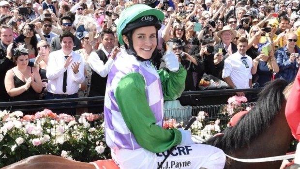 Breakthrough: Michelle Payne set the horses running when she said horse racing was a "chauvinistic" sport.