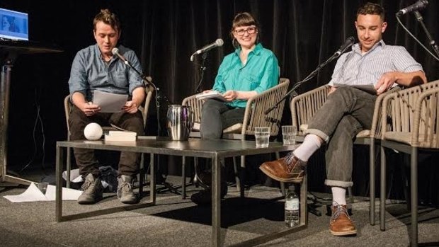 The Rereaders: Sam Twyford-Moore, Steph Van Schilt and Dion Kagan perform a live episode.
