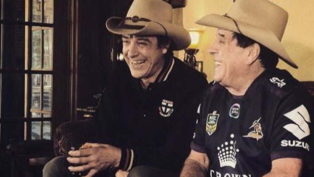  Samuel Johnson with Molly Meldrum. 