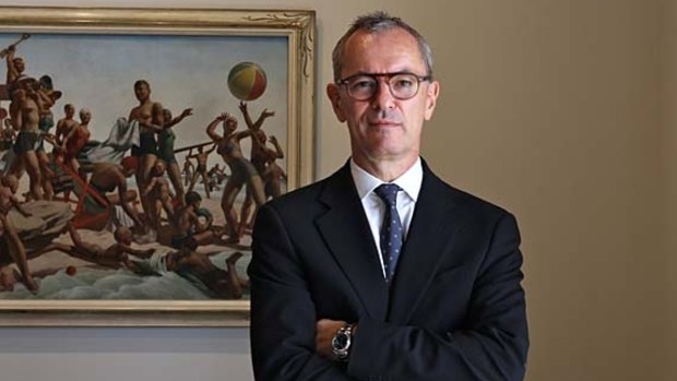 Art Gallery of NSW director Michael Brand has long-standing links with the State Hermitage Museum in St Petersburg.
