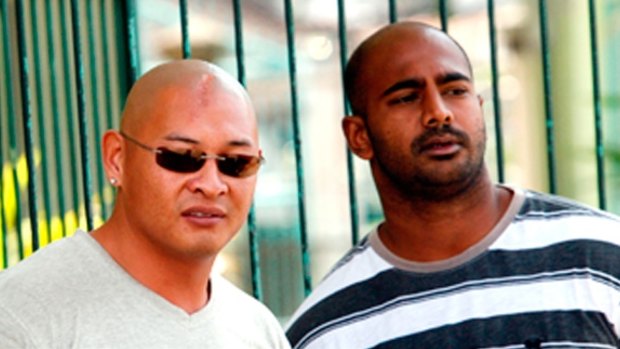 Final hours ... Andrew Chan and Myuran Sukumaran were full of life, supporting their fellow death row inmates and praying with them.