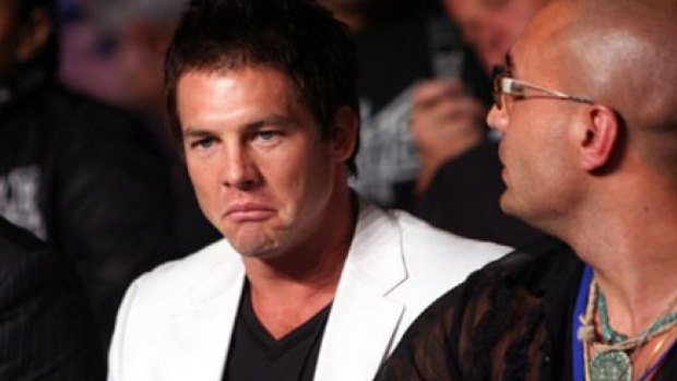 Ben Cousins has been fined over a meth-fuelled car crash in November. 