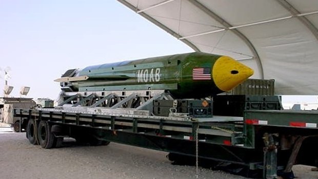 US forces in Afghanistan dropped the military's largest non-nuclear bomb on an Islamic State target in Afghanistan.