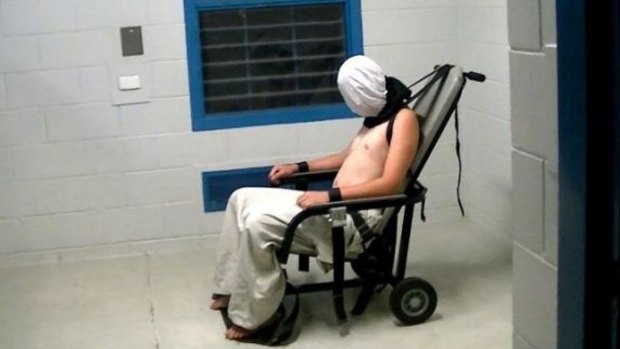 ABC's Four Corners expose showed youths being restrained in mechanical chairs.