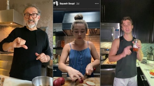 Massimo Bottura, Florence Pugh and Antoni Porowski are sharing their cooking tips to the world on Instagram.