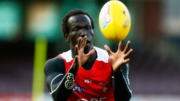 Aliir Aliir has been punished for missing a training session