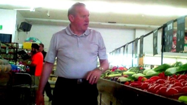 Tony Madafferi runs a fruit shop in Noble Park.