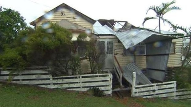 Cyclone Marcia caused significant damage to homes in Yeppoon. 