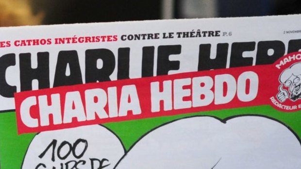 Detail from a controversial issue of Charlie Hebdo in 2011. 