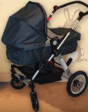 The Multifunctional Luxury Baby Stroller, sold by Online Dealz, posed an entrapment risk for children and had unsafe straps.