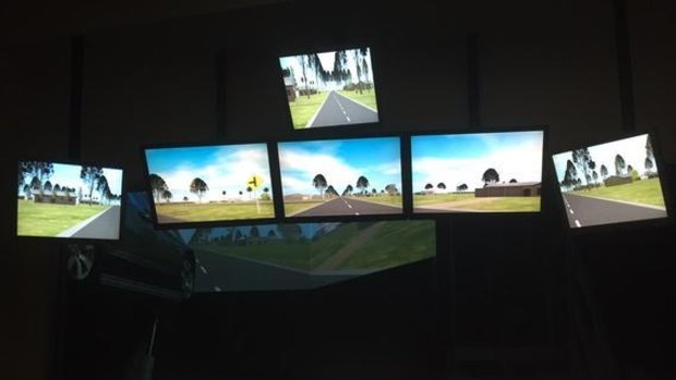 The CARRS-Q Advanced Driving Simulator at QUT.