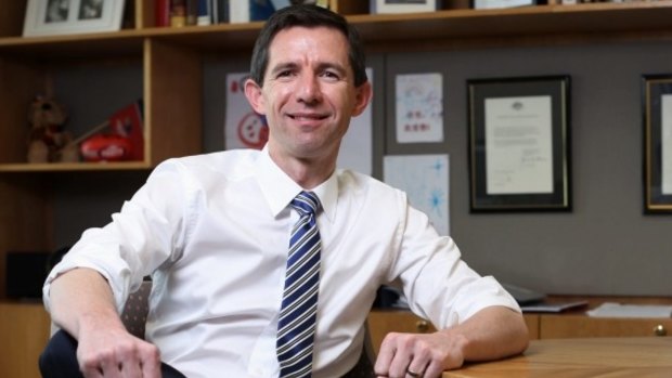 Education Minister Simon Birmingham warns that higher education costs have grown dramatically over recent years.
