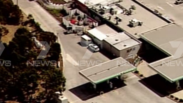 A chemical spill has closed lanes on the Princes Freeway west of Werribee.
