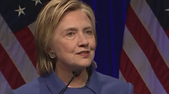 Hillary Clinton: the victim of fake news.