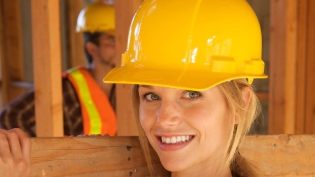 Construction is a high-paid industry with a high gender pay gap.