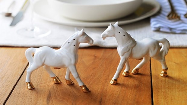 Colours: It's easy to give vintage salt and pepper shakers a new style.