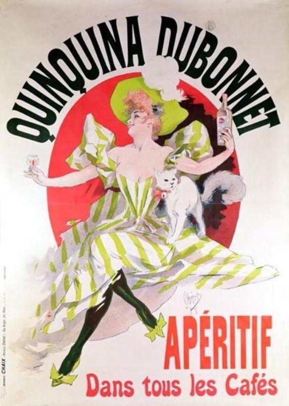 A poster for Dubonnet.