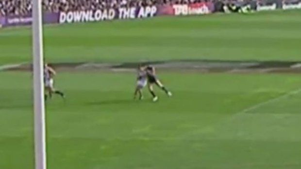 Alex Silvagni is under scrutiny for this hit on Jamie Cripps.