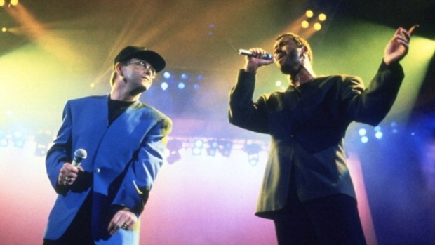 Iconic duo: Elton John and George Michael