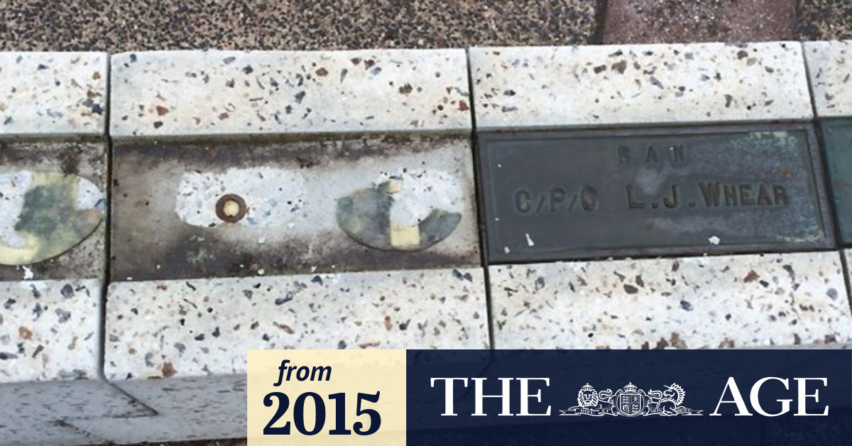 Bronze Plaques Stolen From War Memorial Garden In Footscray