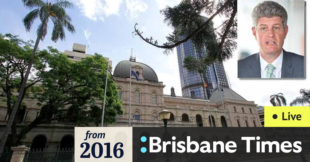 Queensland Parliament live: Question Time November 3, 2106