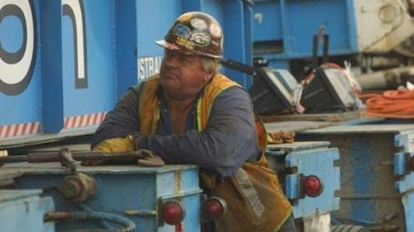 Lampson truckie Bert Jansen is the head driver on the massive AGL generator operation.