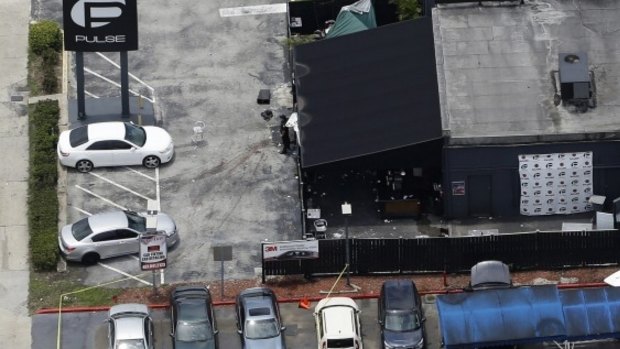 The Pulse nightclub the day after the worst shooting in US history. 