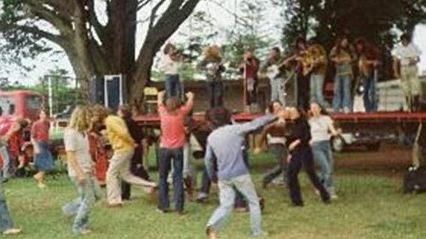 Scenes from the first Port Fairy festival in 1977.