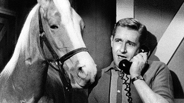The late Alan Young as Wilbur Post in 