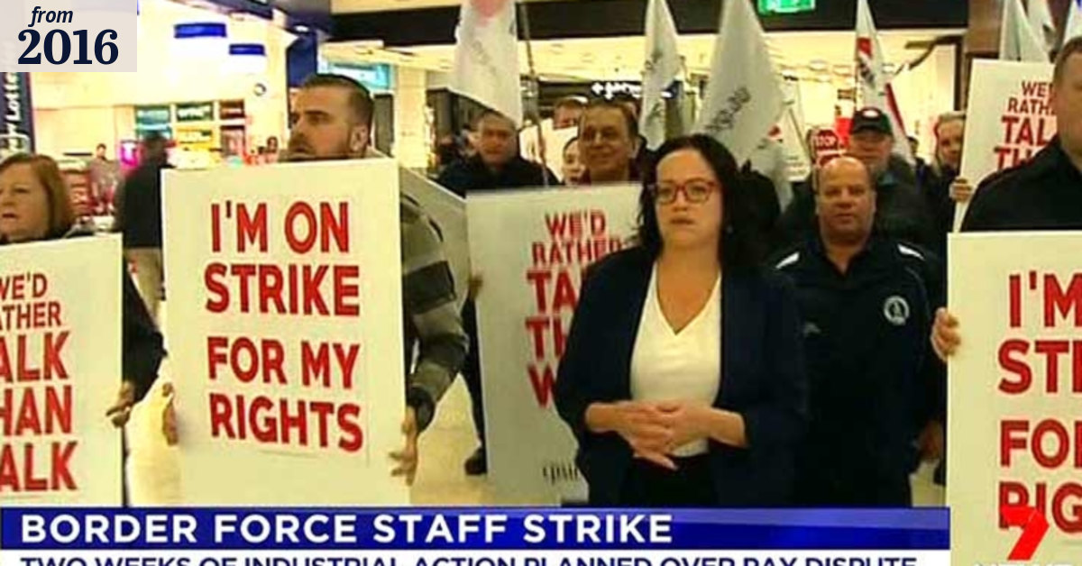 Border Force staff go on strike