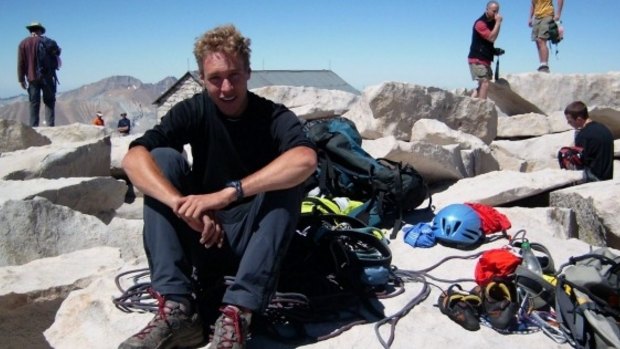 Roped together: Raphael Viellehner, the 27-year-old German also believed to have perished on Mount Cook.