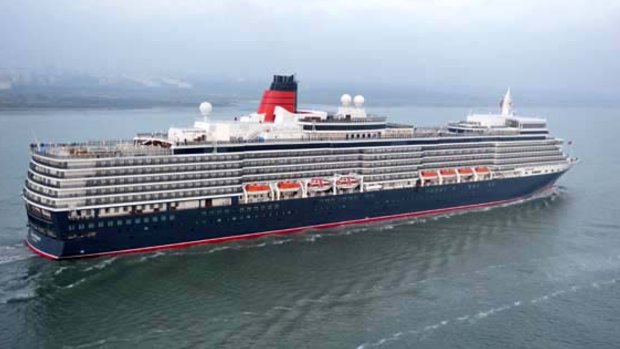 The Queen Elizabeth, which is 294 metres long and can carry 2068 passengers and 996 crew, is coming to Melbourne. 