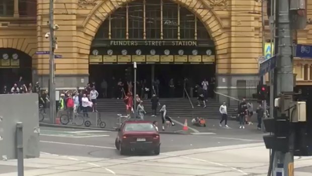 Dimitrious "Jimmy" Gargasoulas allegedly did donuts outside Flinders Street Station in front of "scores of people", the hearing was told.