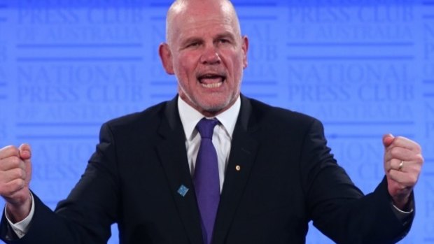 Peter FitzSimons says Colin Barnett is afraid of losing votes.
