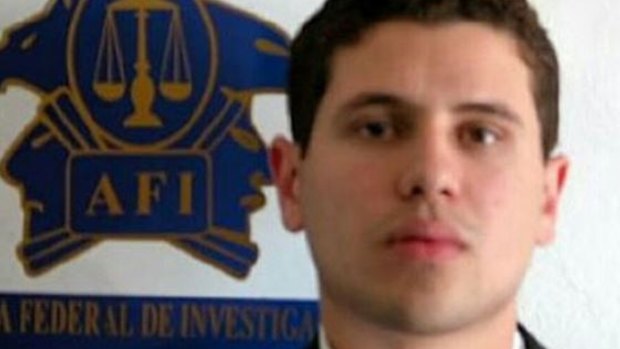 An arrest shot of Ivan Archivaldo Guzman, son of Joaquin "El Chapo" Guzman.