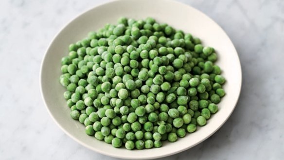 Frozen peas add a pop of green to pies, pasta and pesto.