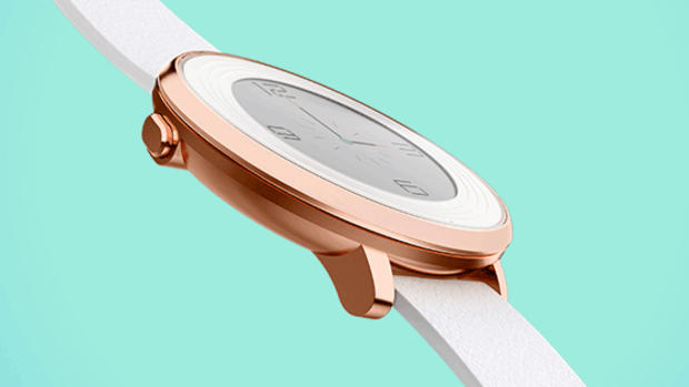 World's thinnest, lightest smartwatch: the Pebble Time Round.
