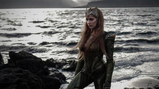 Amber Heard, seen here in character, will return to the Gold Coast to film Aquaman.
