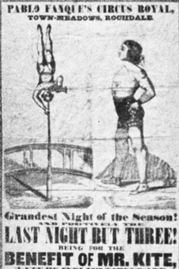 The poster that inspired John Lennon to write 'Being for the Benefit of Mr Kite!'.