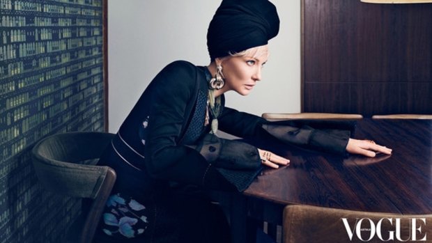 Cate Blanchett features in the latest issue of Vogue Australia.