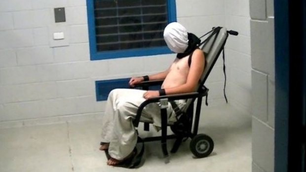 ABC's Four Corners revealed youths being restrained in mechanical chairs.