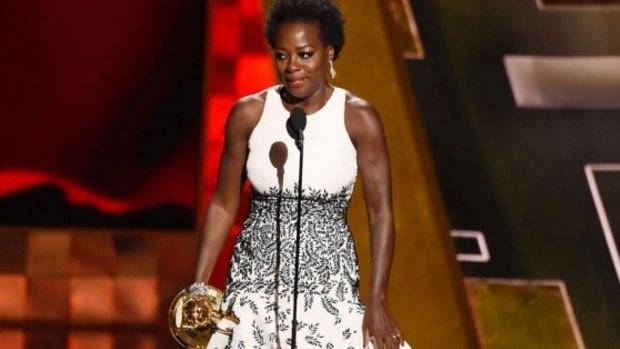 Viola Davis winning the Best Actress Emmy.