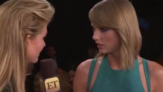 WTF: Things got awkward in an interview with Entertainment Tonight host Nancy O'Dell and Taylor Swift.