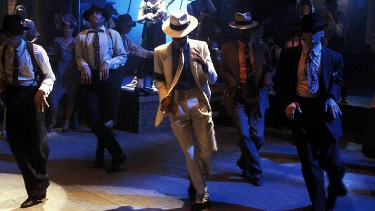 Michael Jackson performs tracks from acclaimed album <i>Bad</i> in <i>Moonwalker</i>.