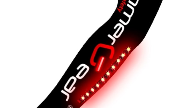 <b>Glimmer Gear LED arm sleeves</b>: Well thought out.