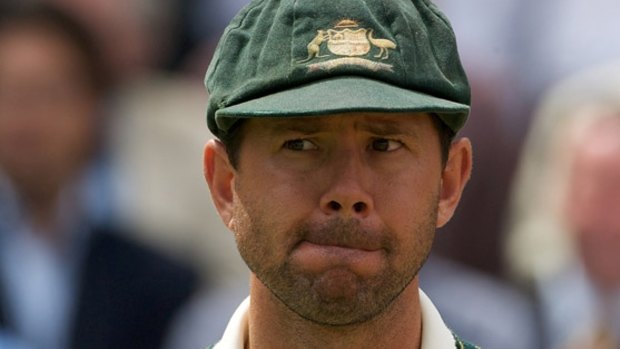 Ricky Ponting at Lord's in 2009, an Ashes series that saw him savaged by the English fans.