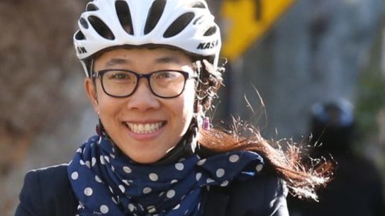 Maroubra resident Yvonne Poon cycles to work in Moore Park five days a week.