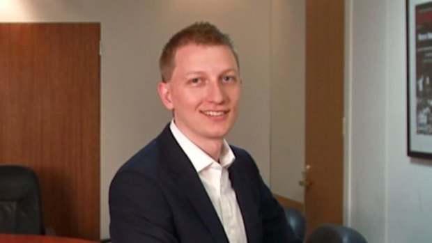 James Paterson, 28, is about to become the youngest senator in Federal Parliament.