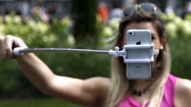 Selfie stick: One of the new words in the Australian Concise Oxford Dictionary.
