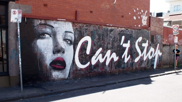 Another piece by Rone.
